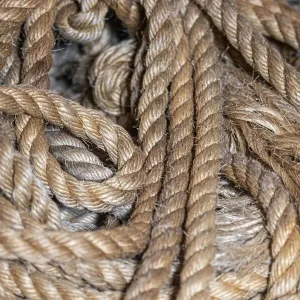 Coiled Natural Fiber Fishing Rope Print Coiled Natural Fiber Fishing Rope Print