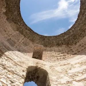 Croatia, Split. Vestibule Diocletians Palace. Built 4th century
