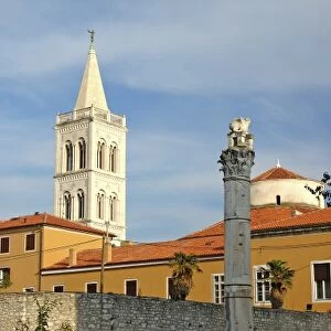 Croatia, Zadar, St. Donatus church and bell tower