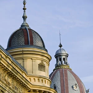 Croatia-Zagreb. Lower Town Buildings by the Strossmayer Gallery of Old Masters