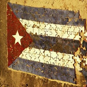 CUBA, Havana. Mosaic