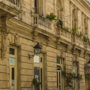 Cuba. Havana. Old Havana. Buildings along Cuba Tacon Cuba. Havana. Old Havana. Buildings along Cuba Tacon