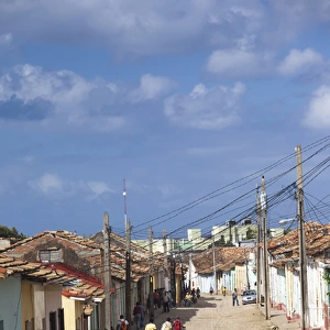 Cuba, Sancti Spiritus Province, Trinidad, street view
