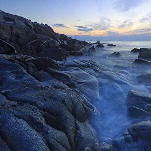 Dawn on Appledore Island, Maine. Isles of Shoals
