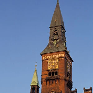 Denmark, Copenhagen, Radhuspladsen. Town Hall