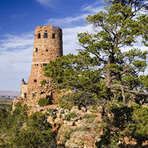 The Desert View Watchtower, Grand Canyon National Park, Arizona, USA