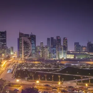 Doha Bay West Bay Skyscrapers Print Doha Bay West Bay Skyscrapers Print
