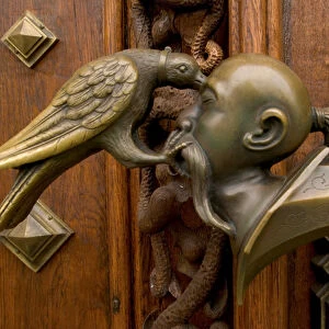 door handle, Hluboka Castle, Czech Republic, Ceske Budejovice