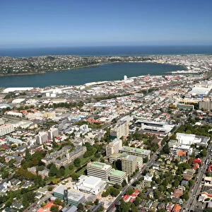 Dunedin City & Harbour - aerial