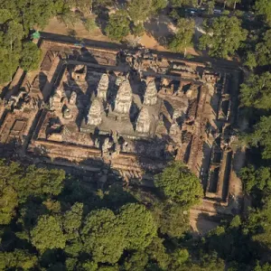 East Mebon Temple Ruins Print (953) - Large Format