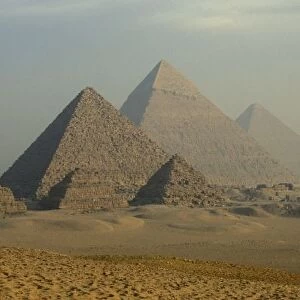 Egypt, Giza, Giza Pyramids Complex, Giza Plateau Desert