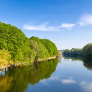 Emajogi River, Tartu, Estonia, Baltic States, Europe