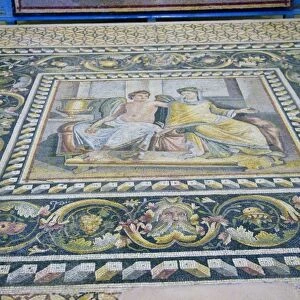 Eros (Cupid) and Psyche mosaic at Gaziantep Archaeology Museum, Gaziantep (Antep), Turkey