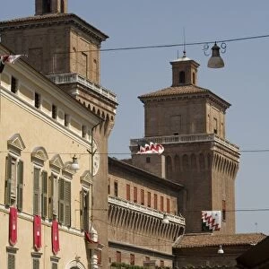 Este Castle (Castello Estense), Ferrara, Emilia Romagne, Italy