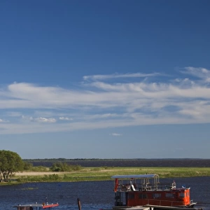 Estonia, Southwestern Estonia, Vorts Jarv lake area, Vaibla, small harbor on Vorts