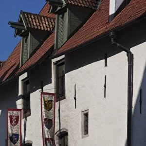 Estonia, Tallinn, Old Town, detail of Old Hansa Restuarant