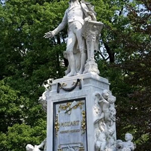 Europe, Austria, Vienna, statue of Mozart