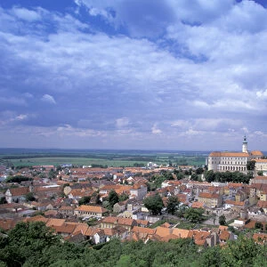 Europe, Czech Republic, South Moravia, Mikulov (Palava Region) Town view