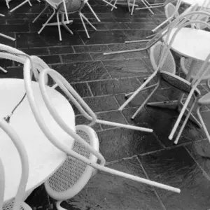 Europe, France, Paris. Chairs, Jardin du Luxembourg Europe, France, Paris. Chairs, Jardin du Luxembourg