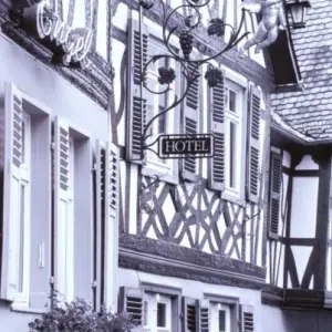 Europe, Germany, Rhineland, Pfalz, Boppard. Half timbered buildings Europe, Germany, Rhineland, Pfalz, Boppard. Half timbered buildings