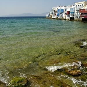 Europe, Greece, Mykonos. Views of the seaside area called Little Venice