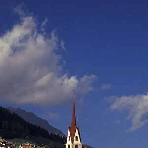 Europe, Italy, Alps, Trentino-Alto-Adige, St-Magdalena, Gsiesertal. Church