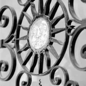 Europe, Spain, Mallorca. Gate detail, Palma Europe, Spain, Mallorca. Gate detail, Palma