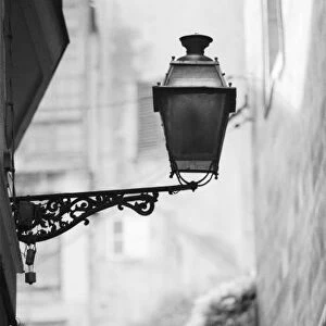 Europe, Spain, Mallorca. Street lamps, Palma