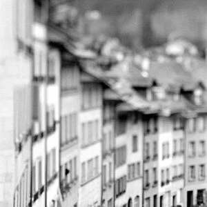 Europe, Switzerland, Bern. Old City buildings