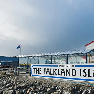 Falkland Islands. Stanley. Tiny port in the town of Stanley