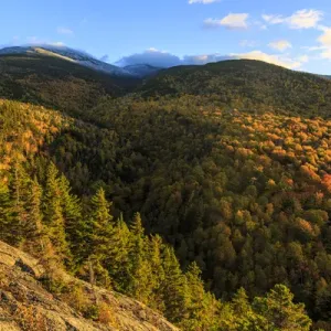 Fall foliage on Mount Madision in New Hampshires White Mountain National Forest Fall foliage on Mount Madision in New Hampshires White Mountain National Forest