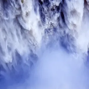 Falling to the Ocean Roaring Snoqualme Falls Washington State Pacific Northwest Gushing