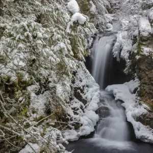Falls Creek in winter near Nelson, British Columbia, Canada Falls Creek in winter near Nelson, British Columbia, Canada