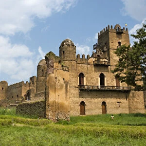 Fasilides Castle in the fortress-city of Fasil Ghebbi (founded by Emperor Fasilides)