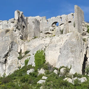 France, Les Baux-de-Provence, ruins of fortress