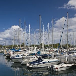 France, Reunion Island, Le Port, Yacht Marina