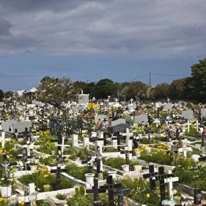 France, Reunion Island, St-Pierre, town cemetery