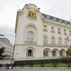 French Embassy building in Vienna, Austria