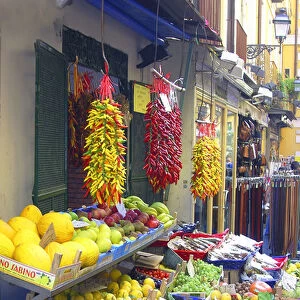 A fruit stand in Sorrento, Italy