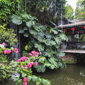 Garden Waterfall, Panxi Restaurant, Lichi Bay, Guangzhou, China