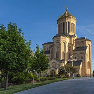 Georgia, Tbilisi. Holy Trinity Cathedral of Tbilisi exterior