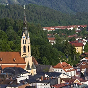 GERMANY, Bayern-Bavaria, Bad Tolz. Town Overview