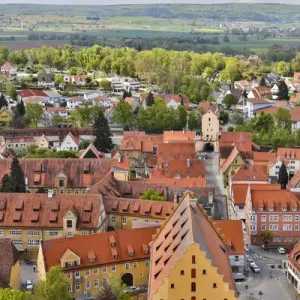 Germany, Noerdlingen, View of Noerdlingen Germany, Noerdlingen, View of Noerdlingen