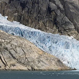 Glacier Prins Christian Sund Greenland