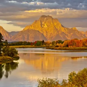 Golden Sunrise Print, Oxbow, Grand Teton National Park Golden Sunrise Print, Oxbow, Grand Teton National Park