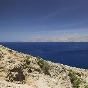 GREECE, CRETE, Hania Province, Gramvousa Peninsula: View of the Kissamos Gulf