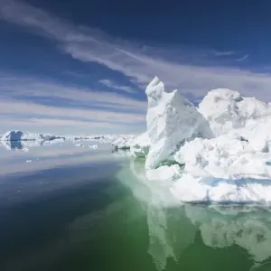 Greenland, Disko Bay, Oqaatsut, floating ice Greenland, Disko Bay, Oqaatsut, floating ice