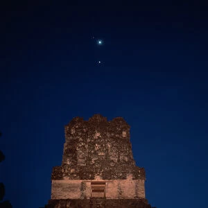Guatemala; Tikal; Peten; Maya, Venus, Jupiter, Mars, Planets