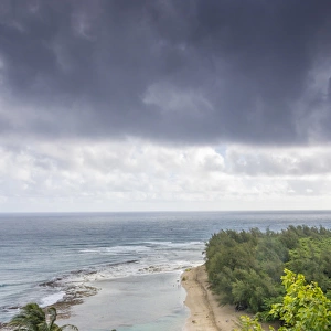 Hawaii, Kauai, Napali, Napali Coast State Park, Pacific Ocean, Polihale State Park