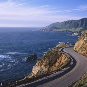 Highway 1 along the California Coast near Carmel